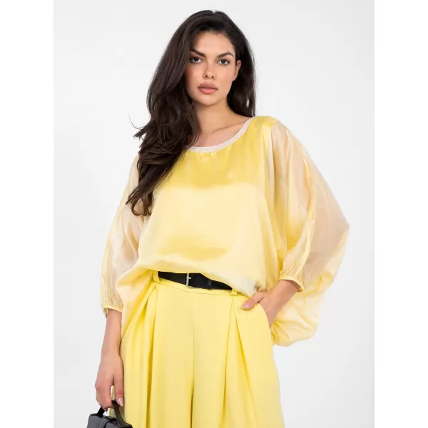  Dámská halenka ITALY MODA IT-BZ-18868.81 YELLOW 