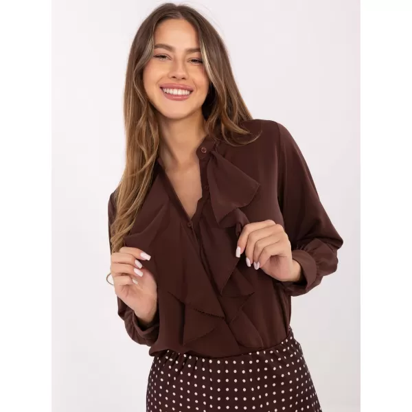  Dámská košile ITALY MODA MI-KS-3257.47 BROWN 