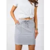 Dámská sukně BASIC FEEL GOOD RV-SD-3726-1.06 GRAY