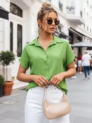 Dámská košile DSTREET ZELENÁ