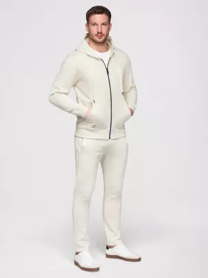 Pánská tepláková souprava OMBRE Z123 CREAM