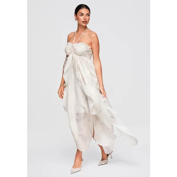  Dámské šaty OMBRE OW-DLR-E0016 BEIGE 