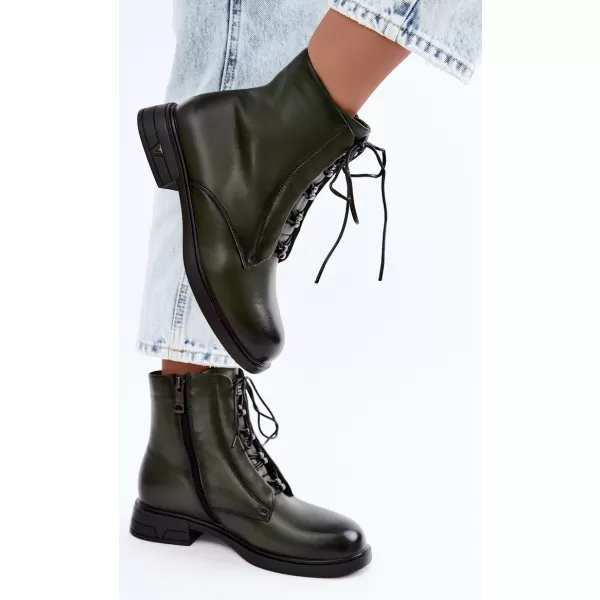  Dámské kotníkové boty VINCEZA 133113 DARK GREEN 