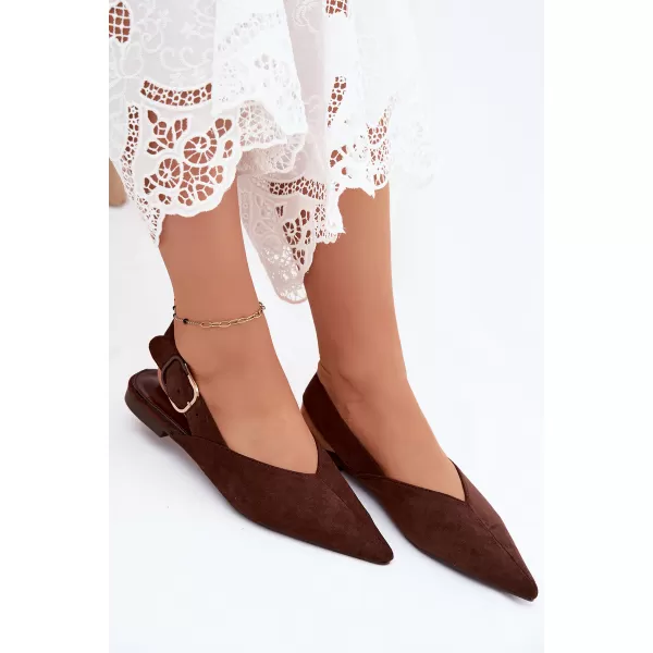  Dámské baleríny BOTO 9755 BROWN 