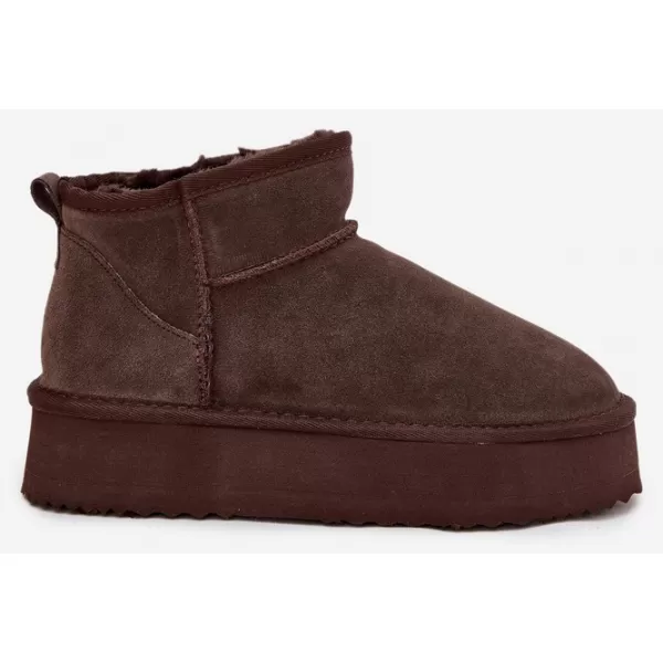  Dámské sněhule VINCEZA 97962 CHOCOLATE 
