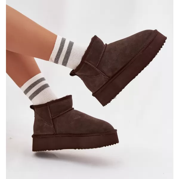  Dámské sněhule VINCEZA 97962 CHOCOLATE 