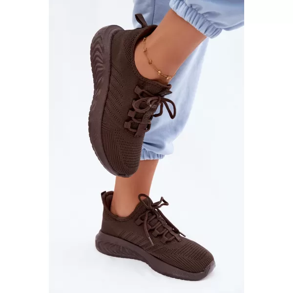  Dámské tenisky BIG STAR SHOES UU274055 BROWN/BEIGE 