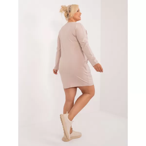  Dámské šaty RELEVANCE RV-TU-8295.29 BEIGE 