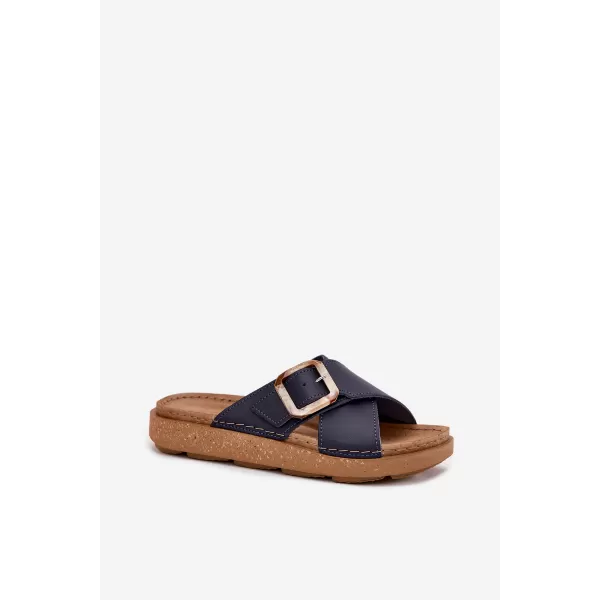  Dámské pantofle INBLU ED0003IU BLUE 