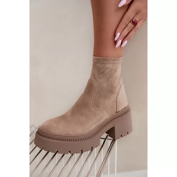  Dámské boty BOTO 9670A-1 KHAKI 