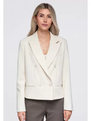 Dámské sako OMBRE OW-BL-E0006 ECRU