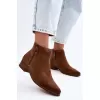 Dámské kotníkové boty VINCEZA 133136 LIGHT BROWN