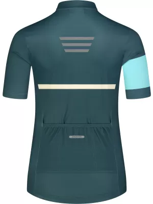 Dámský cyklo dres NORDBLANC ENTHUSIAST NBSLF8084 ZELENÁ