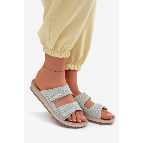  Dámské pantofle INBLU AG000015 GREEN 