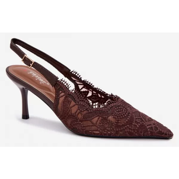  Dámské sandály BOTO T685P BROWN 