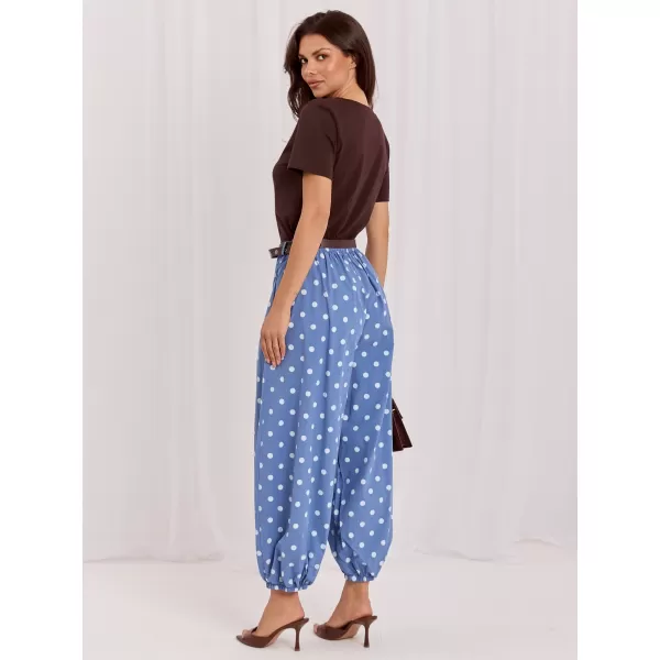  Dámské kalhoty ITALY MODA MO-SP-13588.95 BLUE 