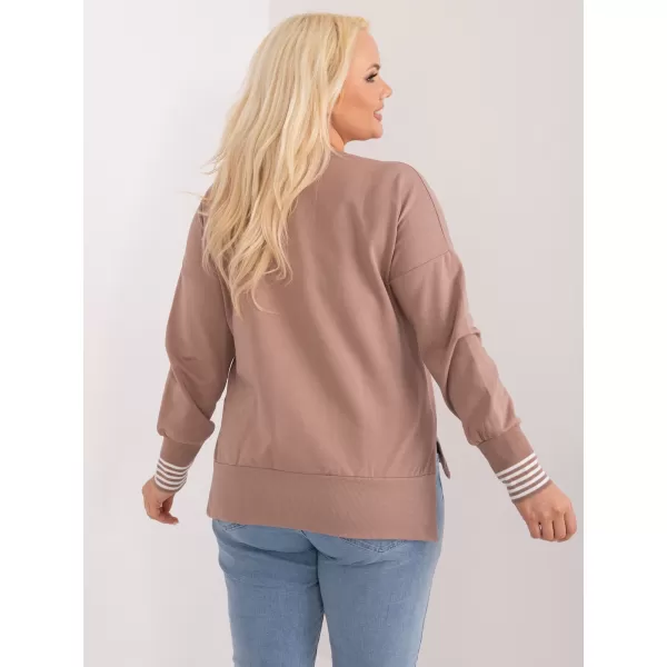  Dámská halenka RELEVANCE RV-BZ-9145.02 DARK BEIGE 