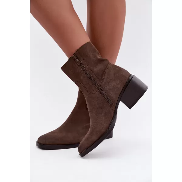  Dámské kotníkové boty BOTO 9624 BROWN 
