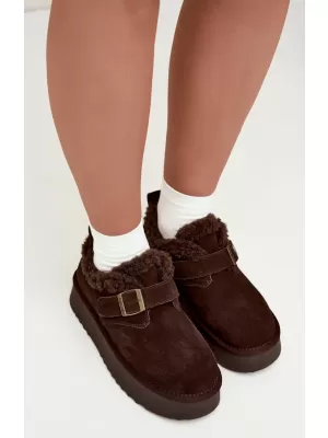 Dámské sněhule BIG STAR SHOES UU274319 BROWN/BEIGE