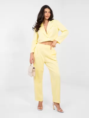 Dámský komplet RUE PARIS IT-KMPL-22255.20 BRIGHT YELLOW