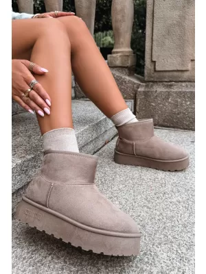 Dámské sněhule BIG STAR SHOES UU274224 BEIGE