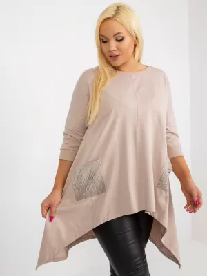 Dámská halenka RELEVANCE RV-BZ-8533.04 BEIGE