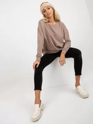 Dámská mikina RELEVANCE RV-BL-8310.60 DARK BEIGE