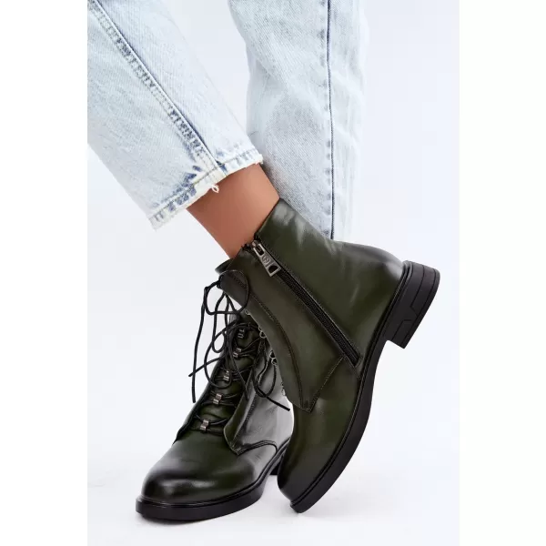  Dámské kotníkové boty VINCEZA 133113 DARK GREEN 
