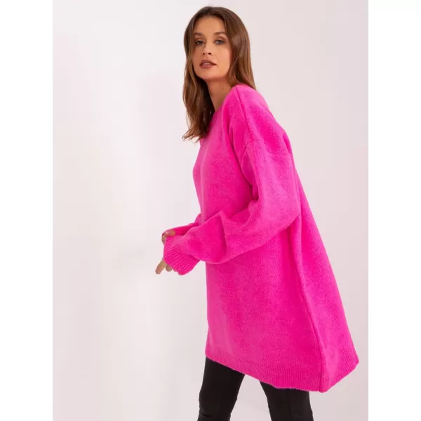  Dámské šaty RUE PARIS LC-SK-0568.70P FLUO PINK 