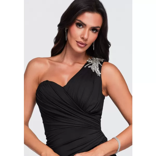  Dámské šaty LARICA LA-OM-DLR465 BLACK 