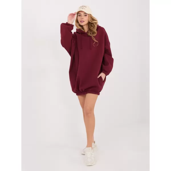  Dámská mikina FACTORY PRICE WT-BL-A1461.70 BURGUNDY 