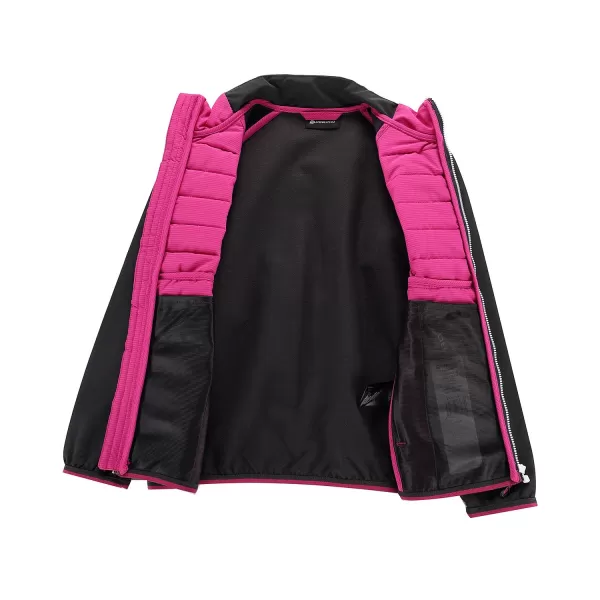  Dětská bunda ALPINE PRO GERLO FUCHSIA RED 