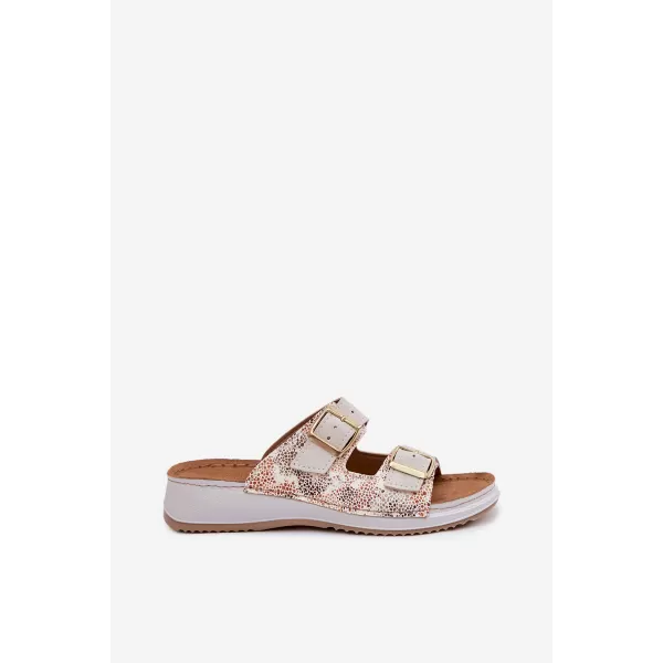  Dámské pantofle INBLU SD000001 BEIGE 