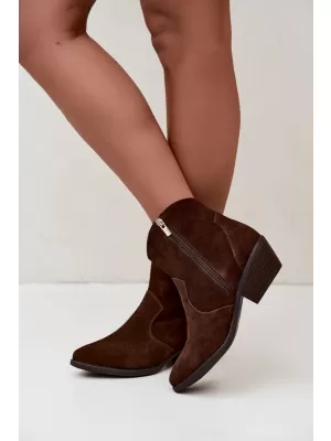 Dámské kotníkové boty BIG STAR SHOES SS274463 HNĚDÁ