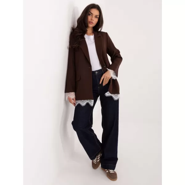 Dámská bunda ITALY MODA IT-MA-FL9916.02P DARK BROWN 
