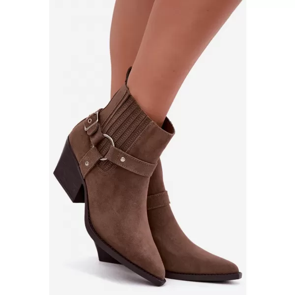  Dámské kotníkové boty BOTO NC1360K CAPPUCCINO 