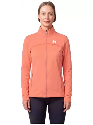 Dámská mikina HANNAH RIVA FUSION CORAL MEL