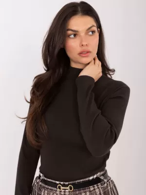 Dámská halenka FACTORY PRICE JM-BZ-3035.64 DARK BROWN