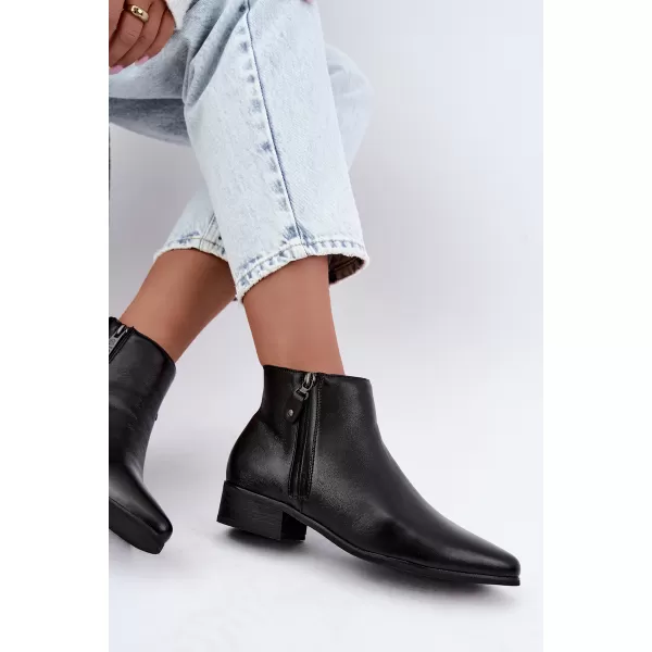  Dámské kotníkové boty VINCEZA 133136 BLACK 