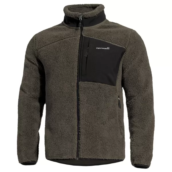  Pánská mikina PENTAGON SUMMIT SHERPA FLEECE K08063 GREEN 