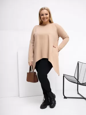Dámská halenka RELEVANCE RV-BZ-5031.06X DARK BEIGE