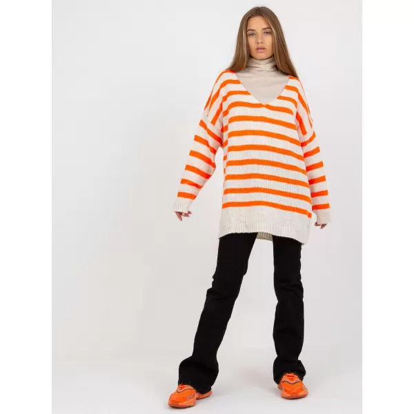  Dámský svetr OCH BELLA TW-SW-BI-M59.25 ORANGE 