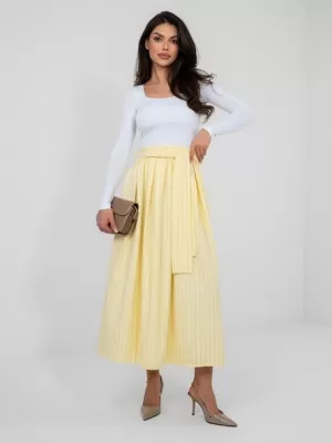 Dámská sukně ITALY MODA IT-SD-21081.18 BRIGHT YELLOW