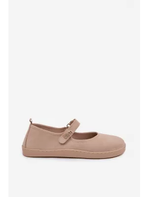 Dámské baleríny ZAZOO 10206 BEIGE