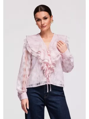 Dámská blůza LARICA OW-TS-E0027 ROSE