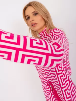 Dámský svetr WOOL FASHION ITALIA AT-SW-2341.00P FUCHSIA