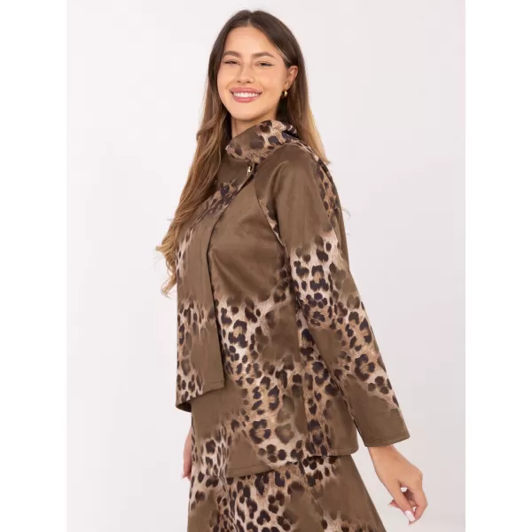  Dámská mikina ITALY MODA IT-BL-21613-4.11 KHAKI 