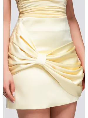 Dámská sukně OMBRE OW-GL-E0007 YELLOW