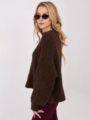 Dámský svetr FACTORY PRICE CH-SW-72610.62 DARK BROWN