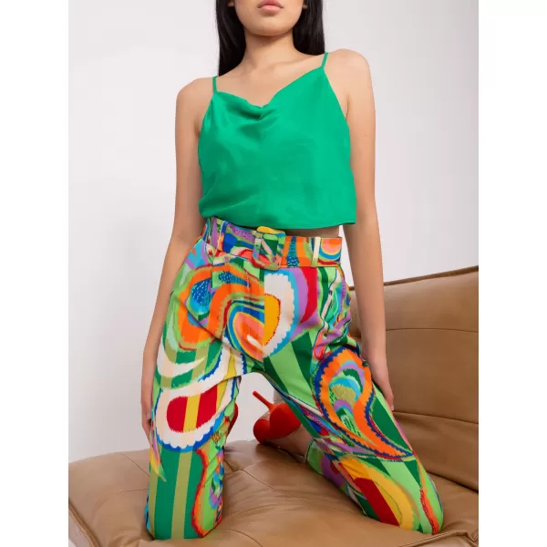  Dámské kalhoty ITALY MODA DHJ-SP-12787C.06 GREEN 